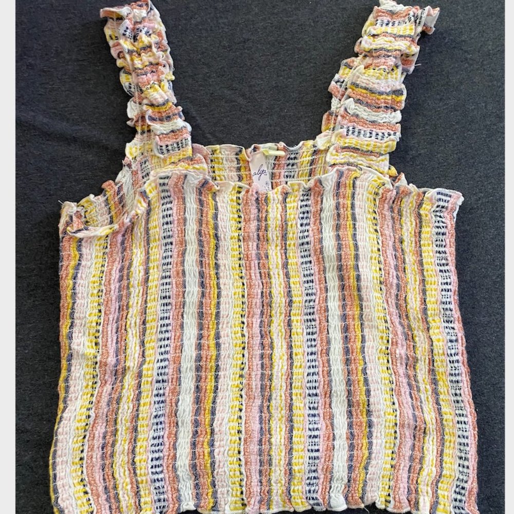 Multicolor Tank-top/Crop top